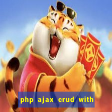 php ajax crud with datatables and bootstrap modals